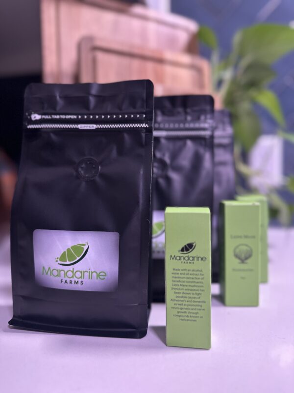 Ground Coffee (100% Arabica)+ Lions Mane Tincture